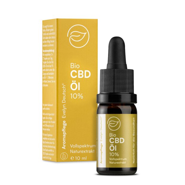 CBD-Öl 10%, bio, 10 ml - 2+1 gratis