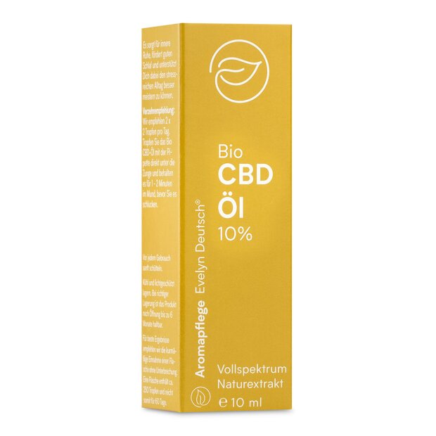 CBD-Öl 10%, bio, 10 ml - 2+1 gratis